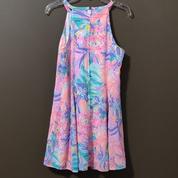 Lilly Pulitzer Fernanda Fit & Flare Dress It Was All A Dream SIZE 14 GIRLS - Picture 6 of 7